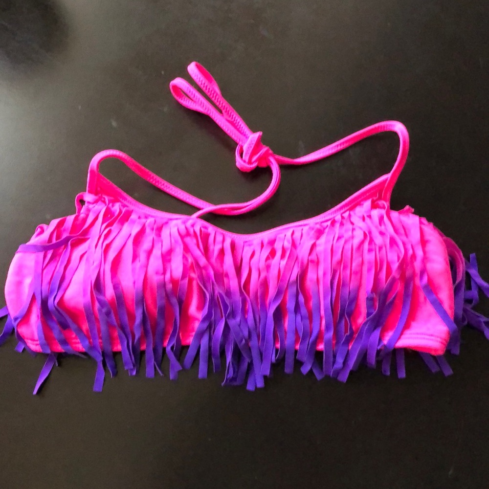PINK bathing suit top